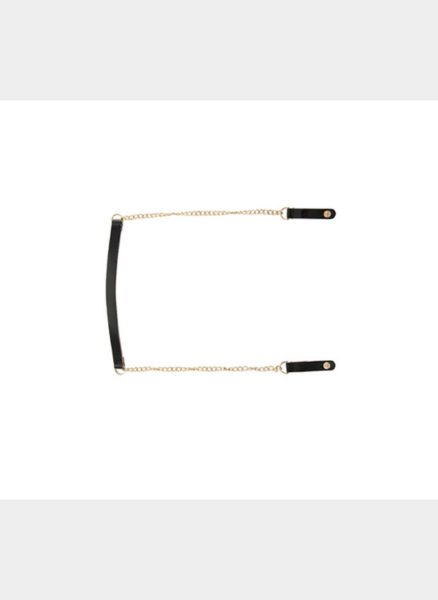 TRACOLLA O POCKET A CATENA CON FASCIA ACTIVE E CLIP DONNA - NERO, NERO, large