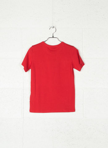 T-SHIRT STAMPA ATH DEPT RAGAZZO, RS032 RED, small