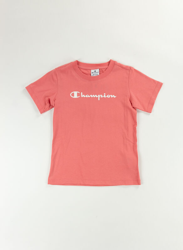 T-SHIRT CON LOGO RAGAZZA, PS171 PINK, medium