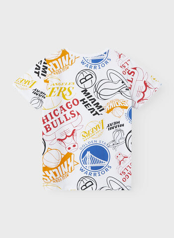 T-SHIRT MOTMAN NBA CHICAGO BULLS RAGAZZO, BRIGHT WHITE, small