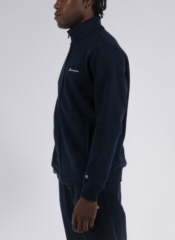 FELPA FULL ZIP CON LOGO CLASSIC, BS501 NVY, small