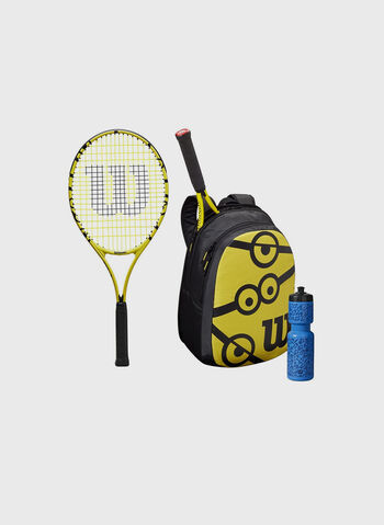 RACCHETTA MINIONS 25" + ZAINO + BORRACCIA, YELL, small
