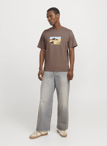 T-SHIRT SHORTSLEEVE ORIGINAL STUDIO, DEEP TAUPE FANGO, small