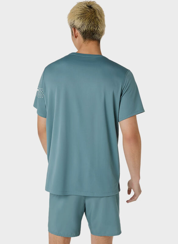 T-SHIRT ICON RUNNING, 402 FOGGY TEAL, medium