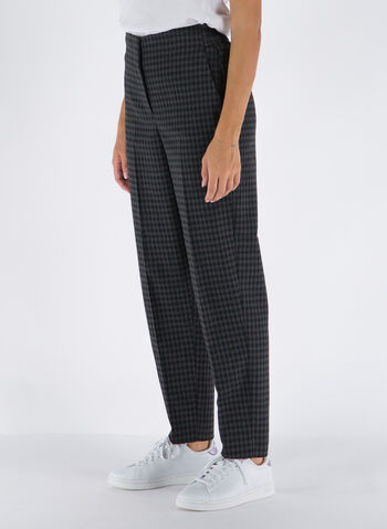 PANTALONE SALERNO CHECK, BLACK, small