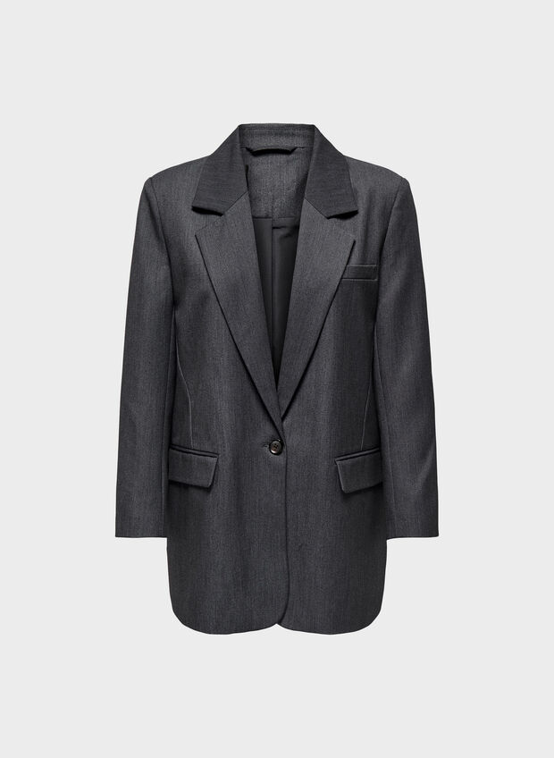 GIACCA ONLHATTIE-LANA, DARK GREY MELANGE, large