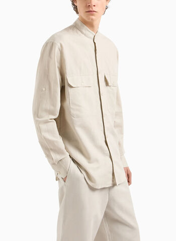 CAMICIA A MANICHE LUNGHE, 17AD SABBIA, small