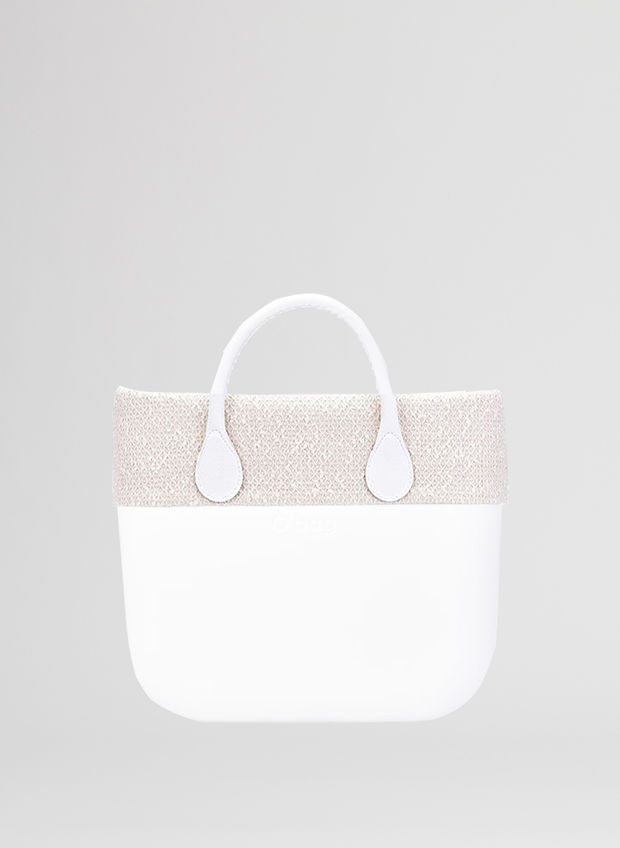 O BAG O BAG CLASSIC bordo tessuto bouclé decor Beige, Bianco Donna | Sport85