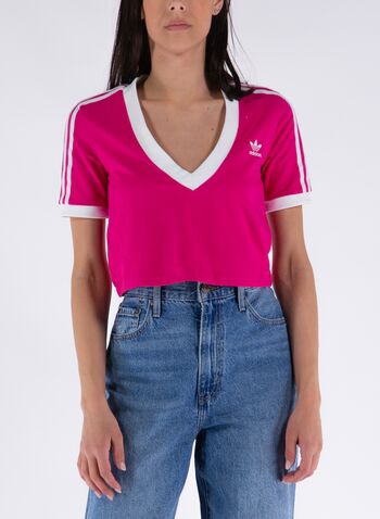 T-SHIRT ADICOLOR CLASSICS CROPPED, UNI FUXIA, small
