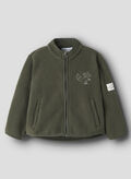 GIUBBOTTO TEDDY OWE BAMBINO, OLIVE NIGHT, thumb