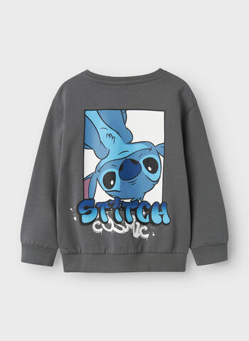 FELPA GIROCOLLO COSMIC STITCH GRAPHIC BAMBINO, LAVA SMOKE FUMO, small