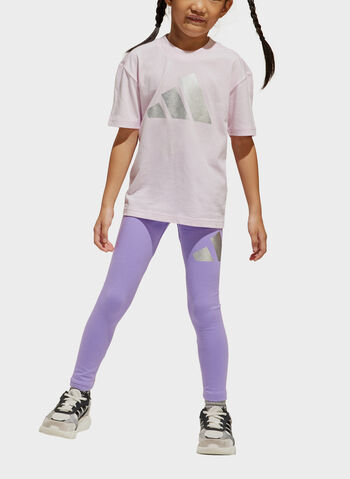 COMPLETO T.SHIRT+LEGGING BAMBINA, PINKVIOLET, small