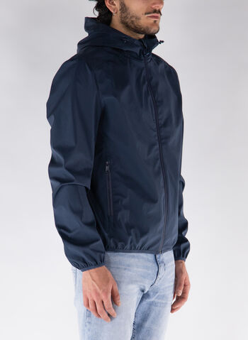 GIACCA FULL ZIP SOFTSHELL CON CAPPUCCIO, 0713 NVY, small