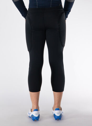 SHORTS MATCH COMPRESSION 3/4, BLK, small