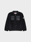 TEDDY FULL ZIP UTILITY RAGAZZO, G52 BLK, thumb