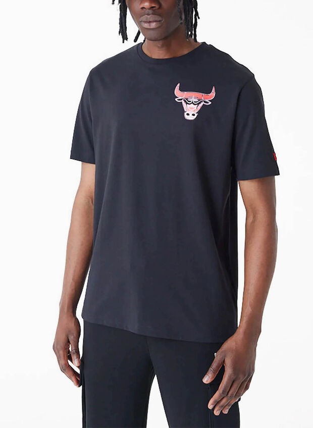 T-SHIRT NBA CHICAGO BULLS, BLK, large