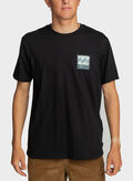 T-SHIRT CON STAMPA POSTERIORE, BLK, thumb