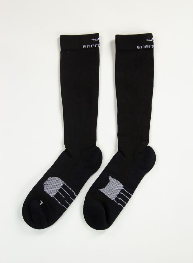 CALZA RUNNING LUNGA TECH DRYARN, 02 BLACK, large