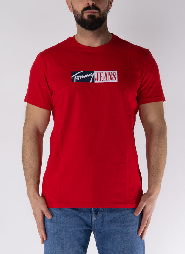 T-SHIRT SLIM ENTRY GRAPHIC, XME RED, large