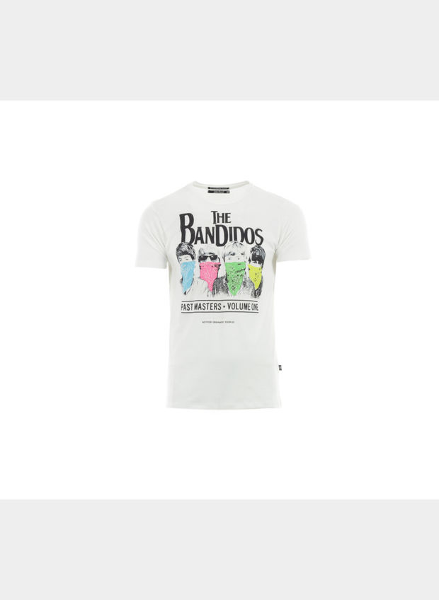 T-SHIRT BANDIDOS , BIANCO, large