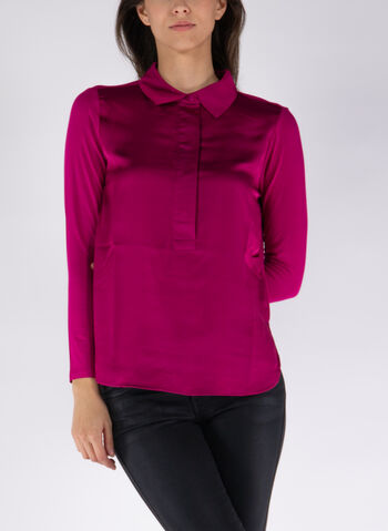 CAMICIA A MANICHE LUNGHE, 16 PETUNIA, small