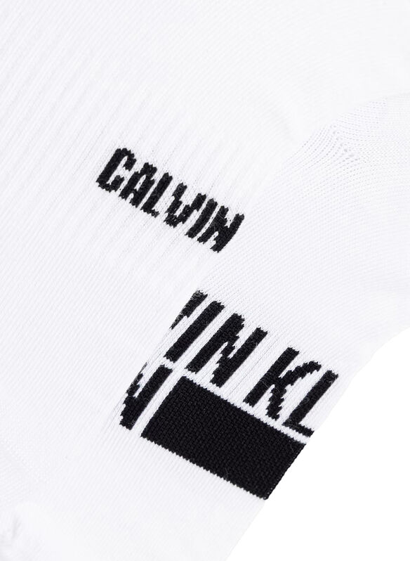 CALZA SNEAKER LOGO, 002 WHT, medium