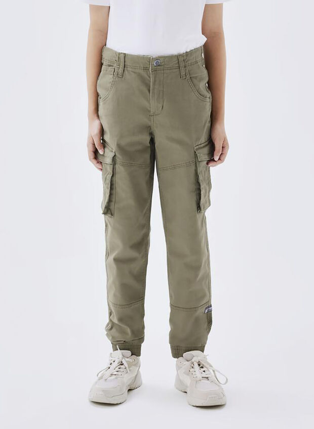 PANTALONE CARGO RYAN RAGAZZO, DEEP LICHEN GREEN, large