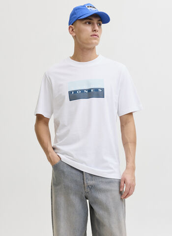 T-SHIRT FUSION LOGO, BRIGHT WHITE, small