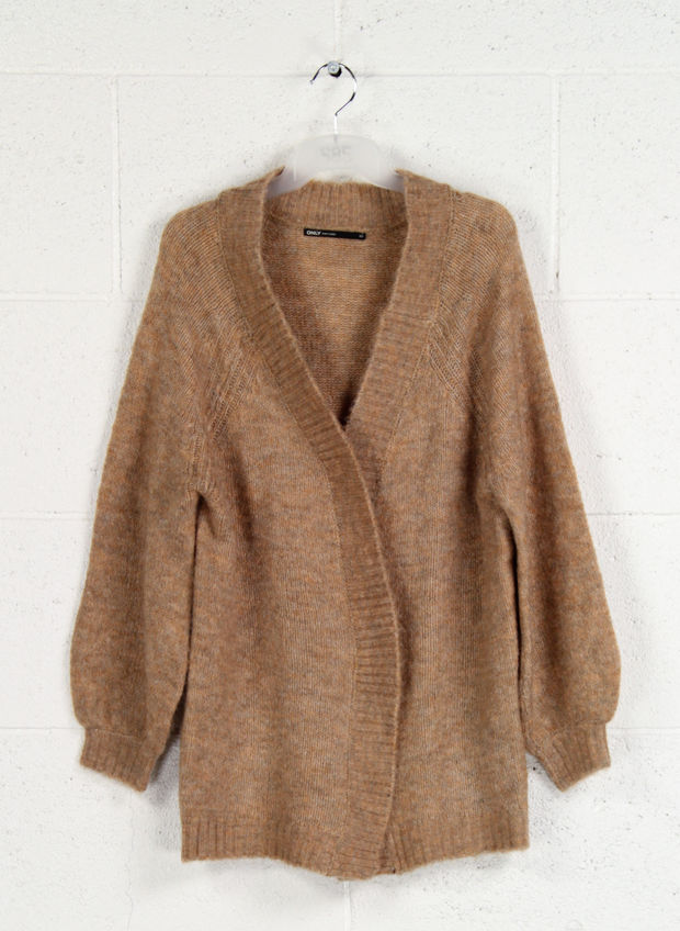 LOOSE KNITTED CARDIGAN, , large