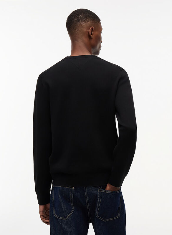MAGLIONE GIROCOLLO ESSENTIAL LIGHT, BDS BLK, medium