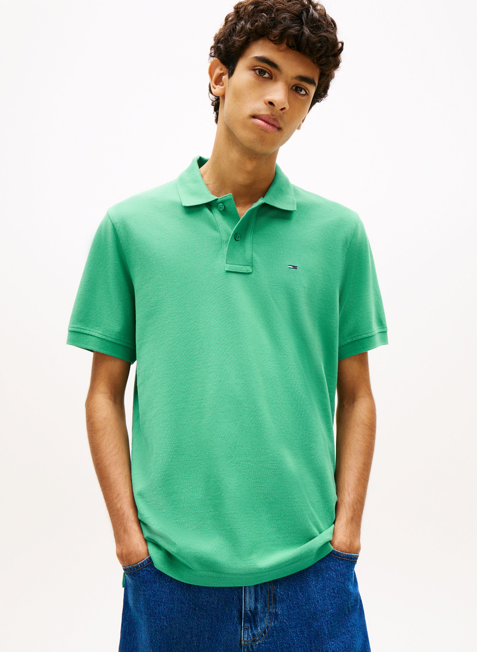 TOMMY JEANS POLO 1985 IN PIQUÉ L