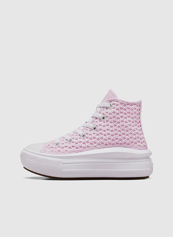 SCARPA CHUCK TAYLOR ALL STAR MOVE PLATFORM BAMBINA, 523 PINKWHT, small