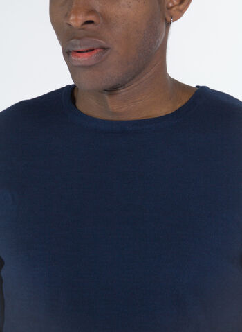 MAGLIONE GIROCOLLO IN COTONE, , small