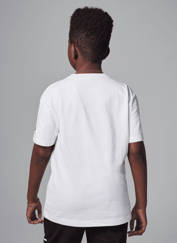 T-SHIRT CON PATCH RAGAZZO, W1X WHT, small