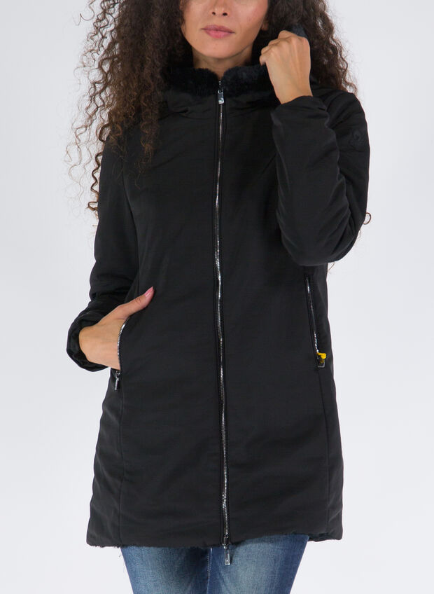 GIUBBOTTO CLAIRE REVERSIBILE IN PELLICCIA SINTETICA, , large