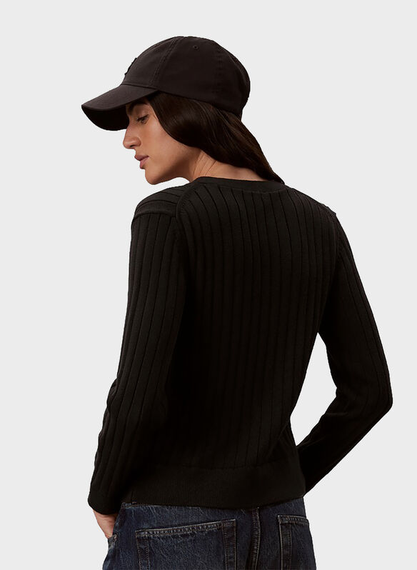 CARDIGAN BOTTONCINI, UB1 BLK, medium