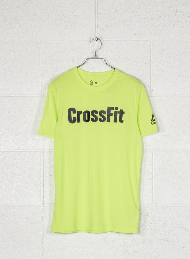 T-SHIRT CROSSFIT SPEEDWICK F.E.F. GRAPHIC, NEON LIME, large