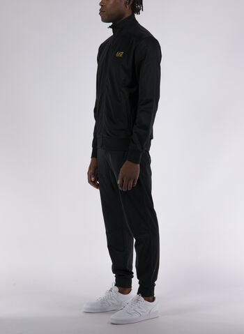 TUTA POLY FULL ZIP MICRO LOGO, 0208 BLKGOLD, small