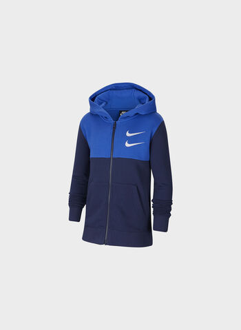 FELPA SPORTSWEAR SWOOSH RAGAZZO, 410NVYROY, small