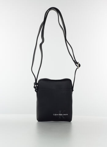 BORSA TRACOLLA MONOGRAM, BEH BLK, small