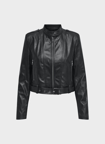 GIUBBOTTO SADIE BIKER, BLACK, small