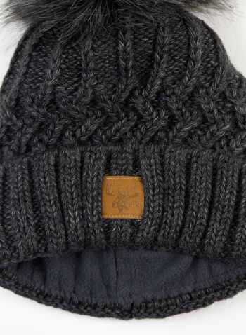 CAPPELLO PON PON, DARK GREY, small