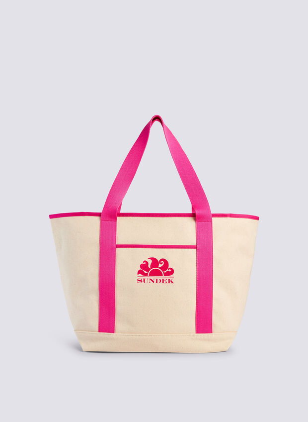 BORSA SHOPPING STONE WASHED, 86700 NATURALPINK, large