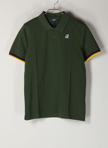 POLO VINCENT CONTRAST, 576GREEN AFRICA, small