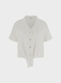 CAMICIA IN PIZZO SANGALLO, G011 WHT, thumb