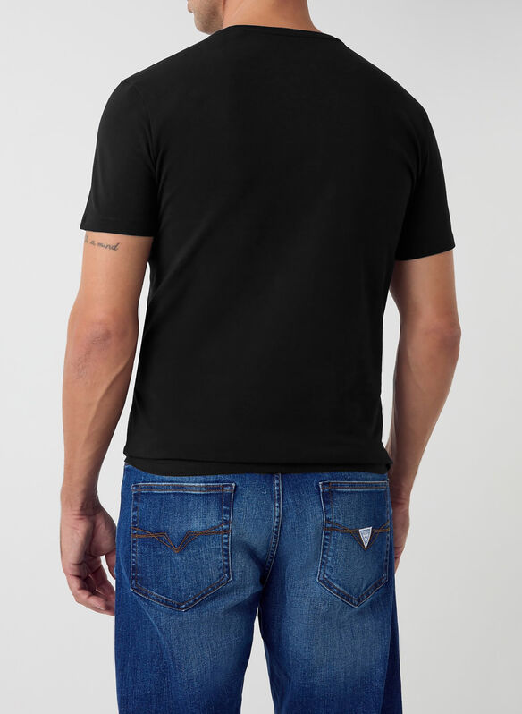 T-SHIRT MICRO LOGO, G011 WHT, medium