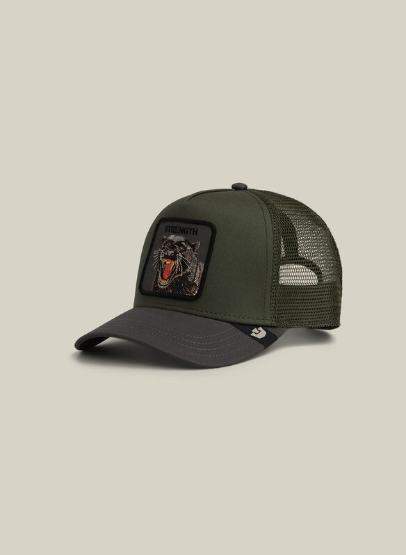 CAPPELLO STRENGHT PANTHER TRUCKER UNISEX, - PALM/OIL, medium