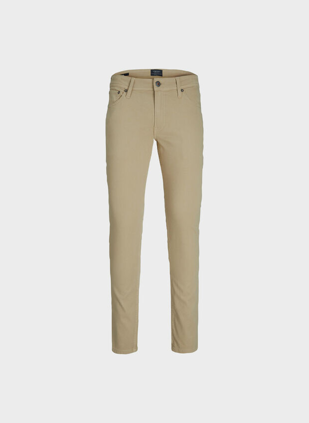 PANTALONE GLENN 5T, TWILL NOCCIOLA, large