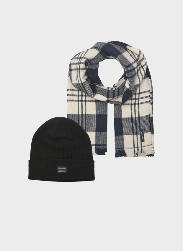 GIFTBOX CON CAPPELLO E SCIARPA CHECK, , large
