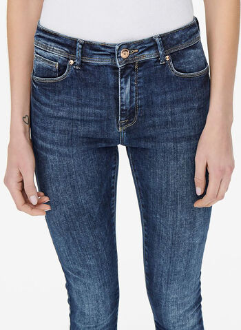 JEANS ONLPUSH SHAPE SKINNY FIT, DARK BLUE, small